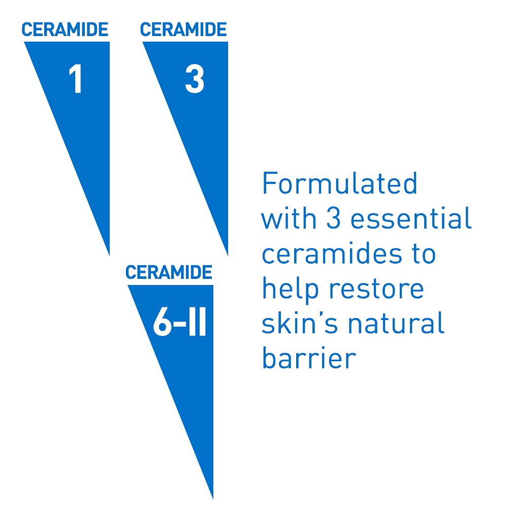 CeraVe Acne Foaming Cream Cleanser | Acne Treatment Face Wash with 4% Benzoyl Peroxide, Hyaluronic Acid, and Niacinamide | Cream to Foam Formula | Fragrance Free & Non Comedogenic | 5 Oz - 24hrsmart